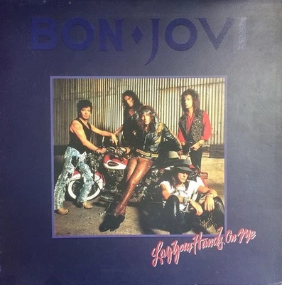 BON JOVI Lay Your Hands On Me Vinyl Record 12 Inch Vertigo 1989 Rock & Pop Music - Image 1 of 4