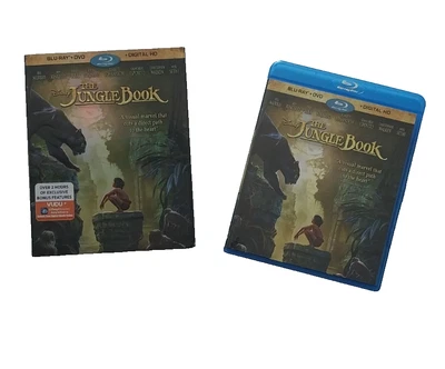 The Jungle Book (2016 2- Disc DVD + Blu-ray) Bill Murray Neel Sethi Live Disney - Image 1 of 2