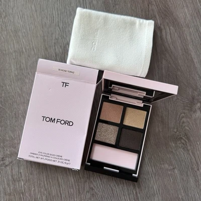 Tom Ford Eye Color Quad Creme Eyeshadow Palette 35 Rose Topaz 9g NIB - Image 1 of 4