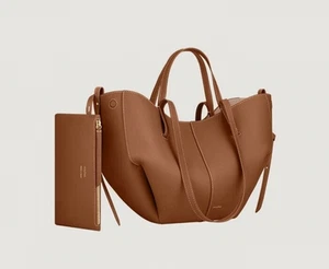 Women Fashion Wings Bag Cowhide Bucket Bag Tote Large Capacity Commuter Bag - Bild 1 von 27
