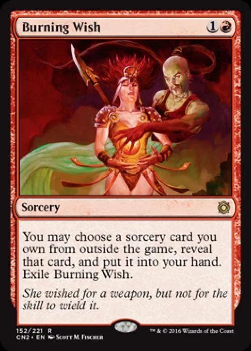 Burning Wish - Light Play MTG Conspiracy: Take the Crown - Image 1 of 1