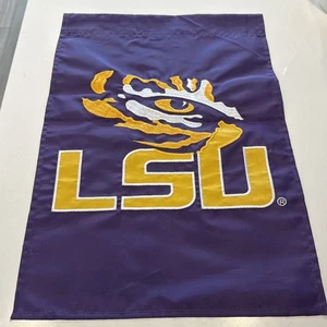 Louisiana State University LSU Tigers College Team Spirit Garden Bandera Dos Caras - Imagen 1 de 6