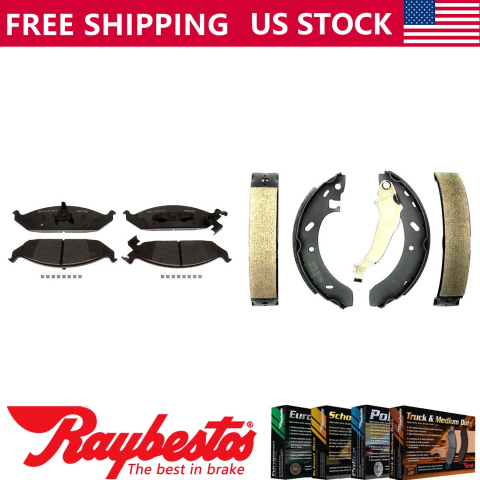 Kit pastillas de freno y zapatas de freno delanteras traseras de cerámica para Chrysler Cirrus 1995-1997 Foto 1 de 4