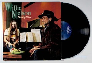Willie Nelson - Family Bible (1980) Vinyl LP • Country Gospel, Stand By Me - Imagen 1 de 2