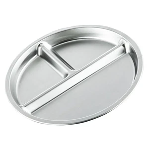 Portion Control Plate Divided Dinner Tray Canteen Divided Tray Food Plate - Picture 1 of 12