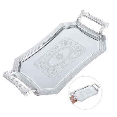  Vassoio Dolci Cucina Padella Acciaio Inossidabile Portata Decorativo - Immagine 1 di 4