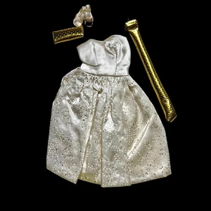 Completo Barbie Party Date Vintage 1963 Originale Glitter Scintillante - Foto 1 di 11