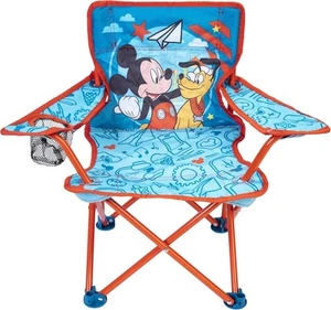 Mickey Mouse Kids Camp Chair Foldable with Carry Bag Folding - Picture 1 of 7