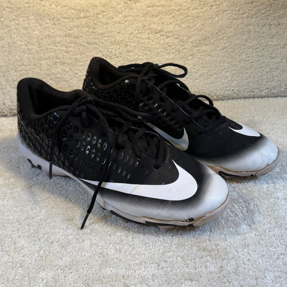 Nike Vapor Fastwflex Mens Baseball Cleats 2019 Black White Size 10 WIDE Sporty - Image 1 of 4