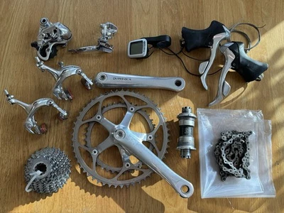 Shimano Dura Ace 7700 7701 Group w/ Flight Deck Computer 12pc. Groupo Groupset - Image 1 of 4