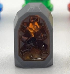 Lego Rock 1 x 1 Geoda con Cristales Trans-Naranja Nuevo Artículo Recién Lanzado - Imagen 1 de 2