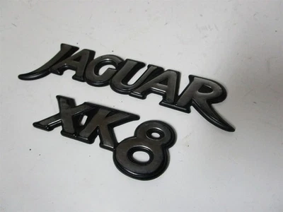 1997-2001 Jaguar XK8 Rear Trunk Deck Lid Emblems OEM - Image 1 of 4