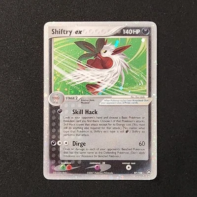 Shiftry Ex Pokemon 2007 EX Power Keepers 97/108 Holo Rare NM - Image 1 of 2