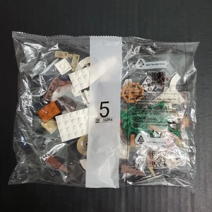Lego Replacement Pieces Sealed Bag #5 Brown, White, Leaves Bricks 2017 - 332R4 - Picture 1 of 6