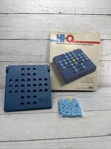 Vintage 1984 Hi Q Solitaire Game 100% COMPLETE with Extra Pegs Ideal Toys - Picture 1 of 9
