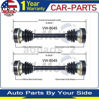 2 juntas de eje trasero TrakMotive CV para Volkswagen Transporter 1,8 L 1979 1978 1977 Foto 1 de 2