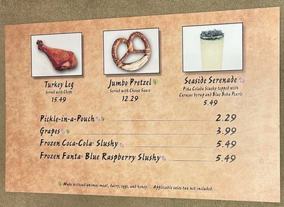 Walt Disney World Prince Eric’s Village / Fantasyland Theme Park Prop Sign - Image 1 of 3