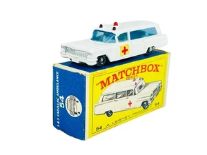 Matchbox Lesney No. 54 BPW Cadillac Ambulance w/E2 Box - Picture 1 of 12