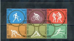 LIBIA Sc 263a (MI BLK 8A)**EN MUY BUEN ESTADO CASI NUEVO 1964 BLOQUE DE RECUERDO DE LOS OLÍMPICOS $24 - Imagen 1 de 1