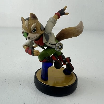 Nintendo Fox McCloud Star Fox Amiibo Super Smash Bros. Figure Loose - Image 1 of 3