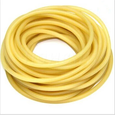 1/2M 6090 Natural Latex Rubber Band Tube for Slingshot Catapult Elastic 6x9mm - Photo 1/4