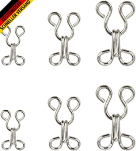 Nähen Haken Und Augen Verschluss, 12 Set Bh-Haken-Ösen-Verschluss, Unterwäsche H - Bild 1 von 5