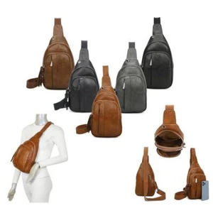 UNISEX BODYBAG Crossbody Tasche Rucksack Schultertasche Brusttasche Crossover - Bild 1 von 14