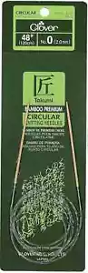 Bamboo Circular Knitting Needles Takumi, 48-Inch Size 0 - Picture 1 of 1