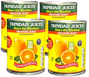Trinidad Succo d'arancia non zuccherato 19 oz succo 100% (confezione da 4) - Foto 1 di 3