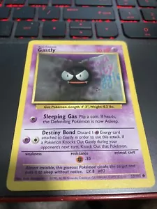 Gastly Base Set 50/102 Pokemon Card Unlimited TCG WOTC - Picture 1 of 2