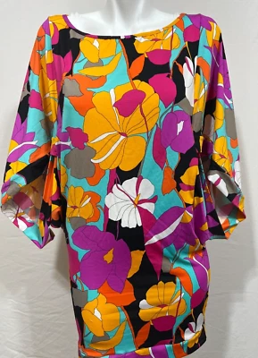 Trina Turk Gemini Mujeres Playa Túnica Vestido Natación Cubrir Pequeño Nuevo con Etiquetas NUEVO Foto 1 de 4