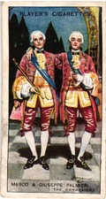 1927 Players Cigarette Card Gilbert and Sullivan #7 Marco and Giuseppe Palmer
