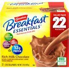 Carnation Breakfast Essentials Powder Drink Mix,Rich Milk Chocolate  22 Count US