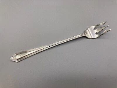 Tenedor de cóctel vintage Gorham "Plymouth" patrón (1911) plata esterlina 5 1/2"  Foto 1 de 4