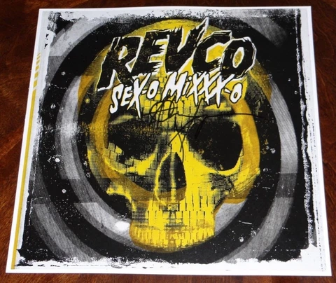 AL JOURGENSEN MINISTRY SIGNED REVCO SEX-O MIXX-O 12X12 ALBUM COVER PHOTO!!! Cover