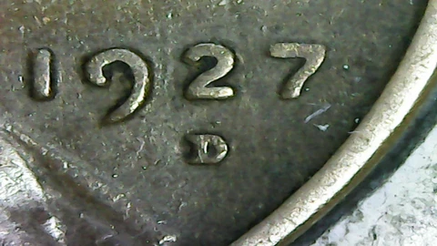 1927 D  CONECA DDO-002  EF GRADE LINCOLN ERRORS From rolls Cover