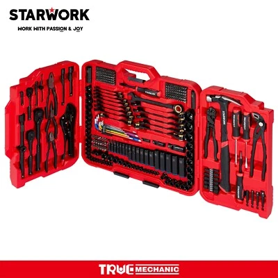 STARWORK TRUE MECHANIC™ 306-Piece Mechanics Tool Set, Professional, SAE/Metric