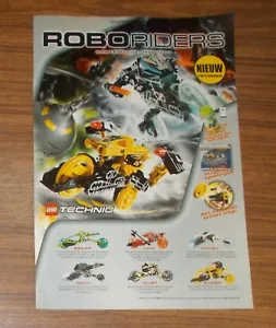 Publicidad rara LEGO Technic Robo Riders 1293 Swamp 1290 Lava 1292 Frost 2000 - Imagen 1 de 1