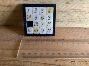 VINTAGE HANDHELD NUMBERS PUZZLE PLASTIC - Picture 1 of 5