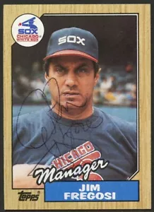 Jim Fregosi #318 signed autograph auto 1987 Topps Baseball Trading Card - Picture 1 of 1