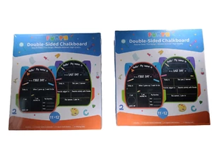 Funto First & Last Day of School Chalkboard 13 x 10" Double Sided Back to School - Picture 1 of 6