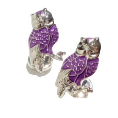 一套正品 CHARLES TYRWHITT 珐琅 CUFFLINKS 全新男式设计师礼物 — 第 1/4 张图片