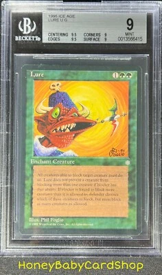 MTG Ice Age 1995 Lure BGS 9.0Q++ (Quad++) MINT Silver Age Iconic Staple - Image 1 of 4