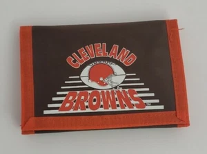 Cleveland Browns Trifold Wallet NOS Vintage  - Picture 1 of 3