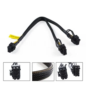 New 8pin to Dual 8pin For HP ML350P G8 Motherboard GPU Power Supply Cable 35cm - Picture 1 of 18