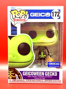 Funko Pop! Vinilo: Gieco - Geicoween Gecko (Verde) - Funko (Exclusivo) #172 - Imagen 1 de 5