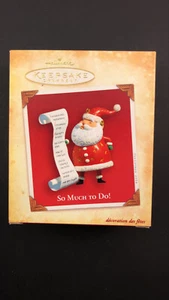 So Much To Do Hallmark Keepsake 2004 Ornament in OVP Santa's List - Bild 1 von 3