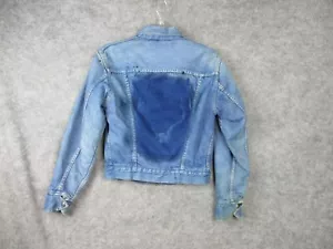 Chaqueta de mezclilla Montgomery Ward 101 para hombre 36 azul Jean manta envejecida forrada años 60 - Imagen 1 de 23