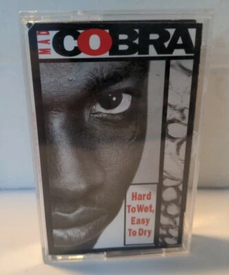 Mad Cobra - Hard to Wet, Easy to Dry (Music Cassette, 1992, Sony)  - Image 1 of 4
