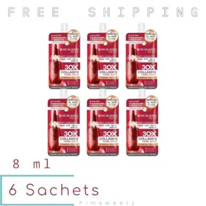6 Sachets X 8 ml Rojukiss Face Eye Neck Serum COLLAGEN Anti Aging Wrinkles Skin - Picture 1 of 14